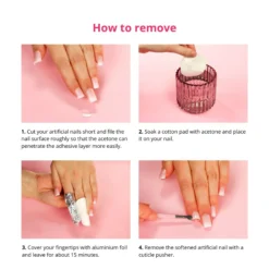 24 pcs Press On Nails Polka Dots
