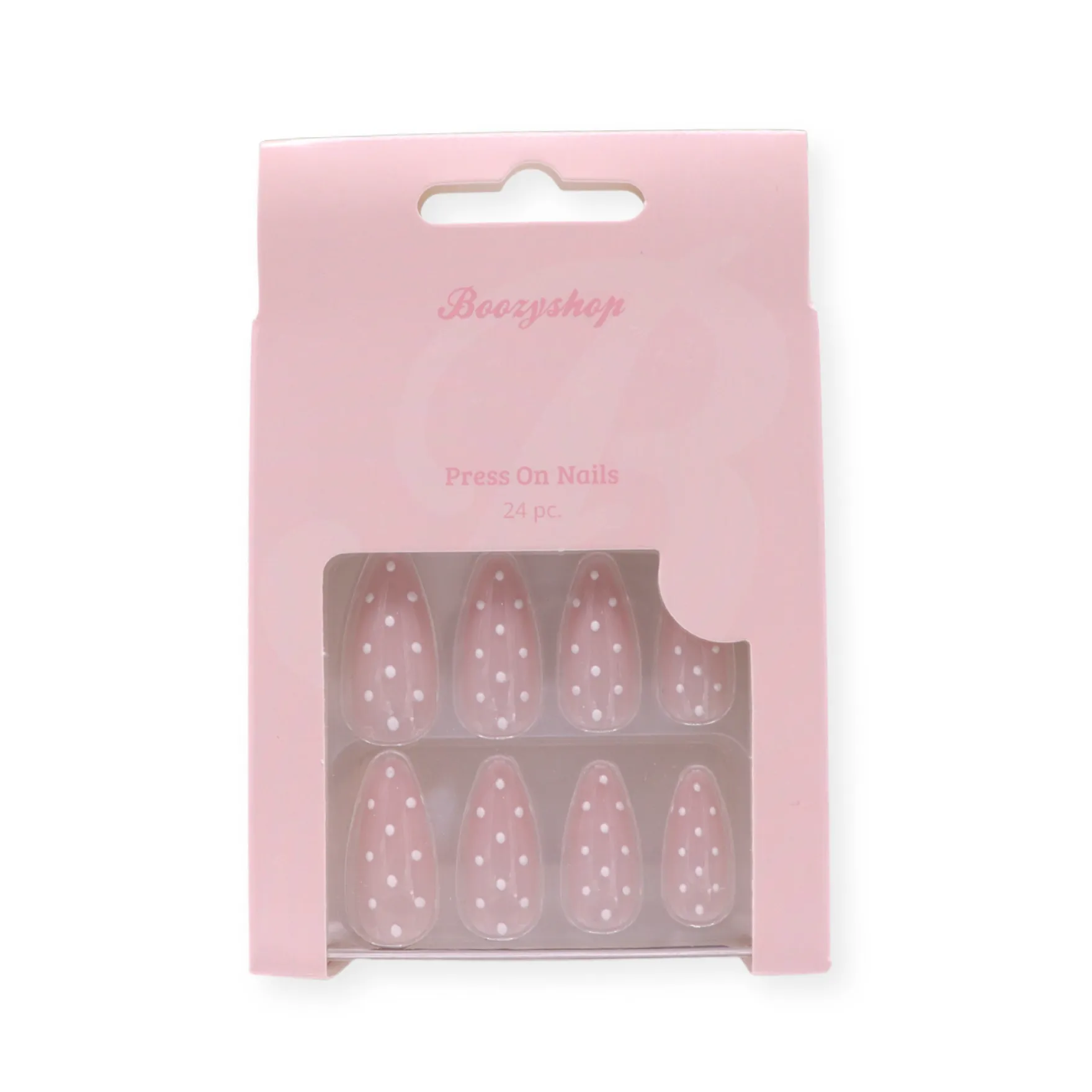 24 pcs Press On Nails Polka Dots