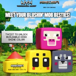 A Minecraft Movie Cheeky Mob Balms Blush Wolfin' Around