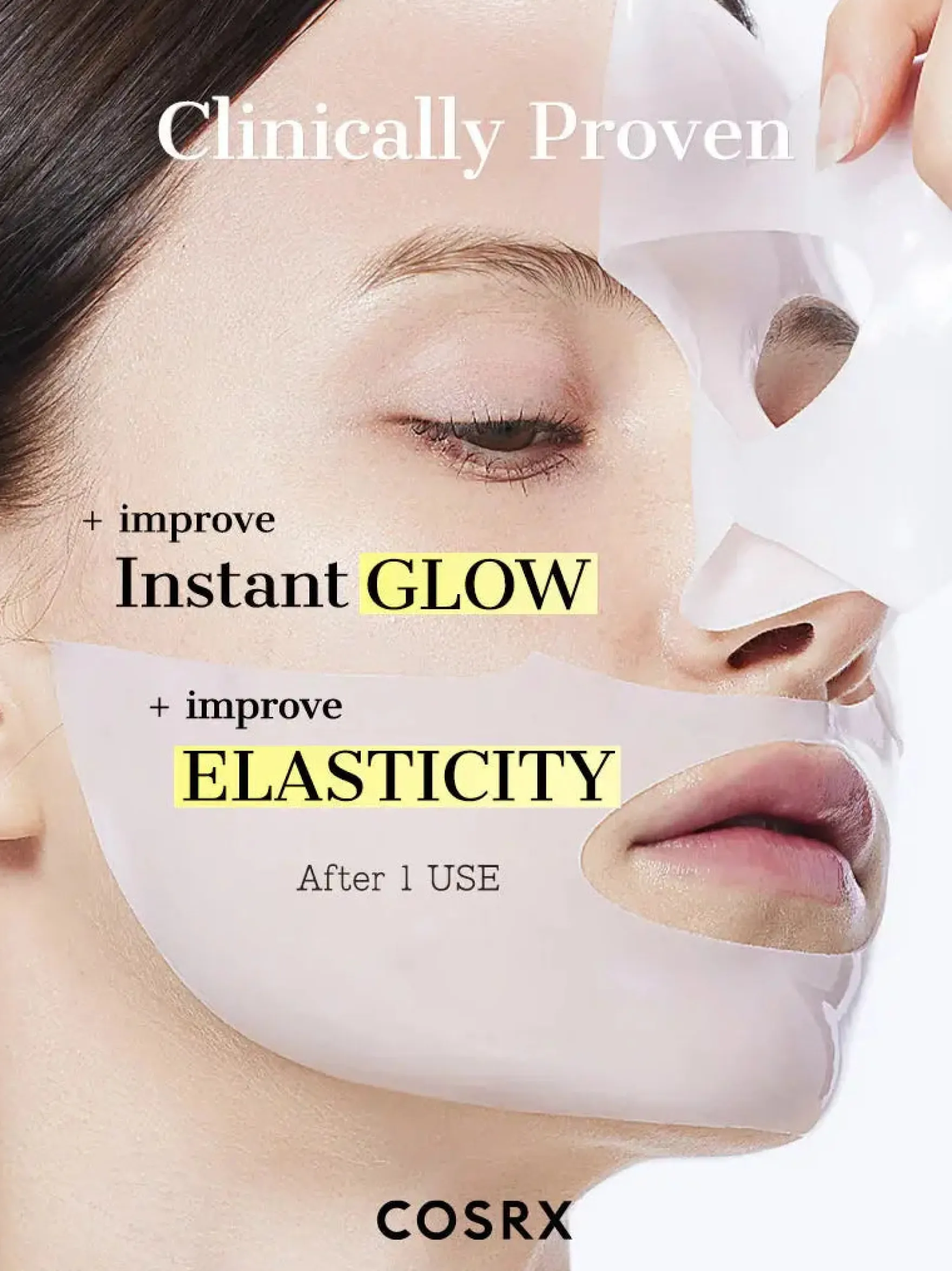 Advanced Snail Mucin Glass Glow Hydrogel Mask 3-Pack