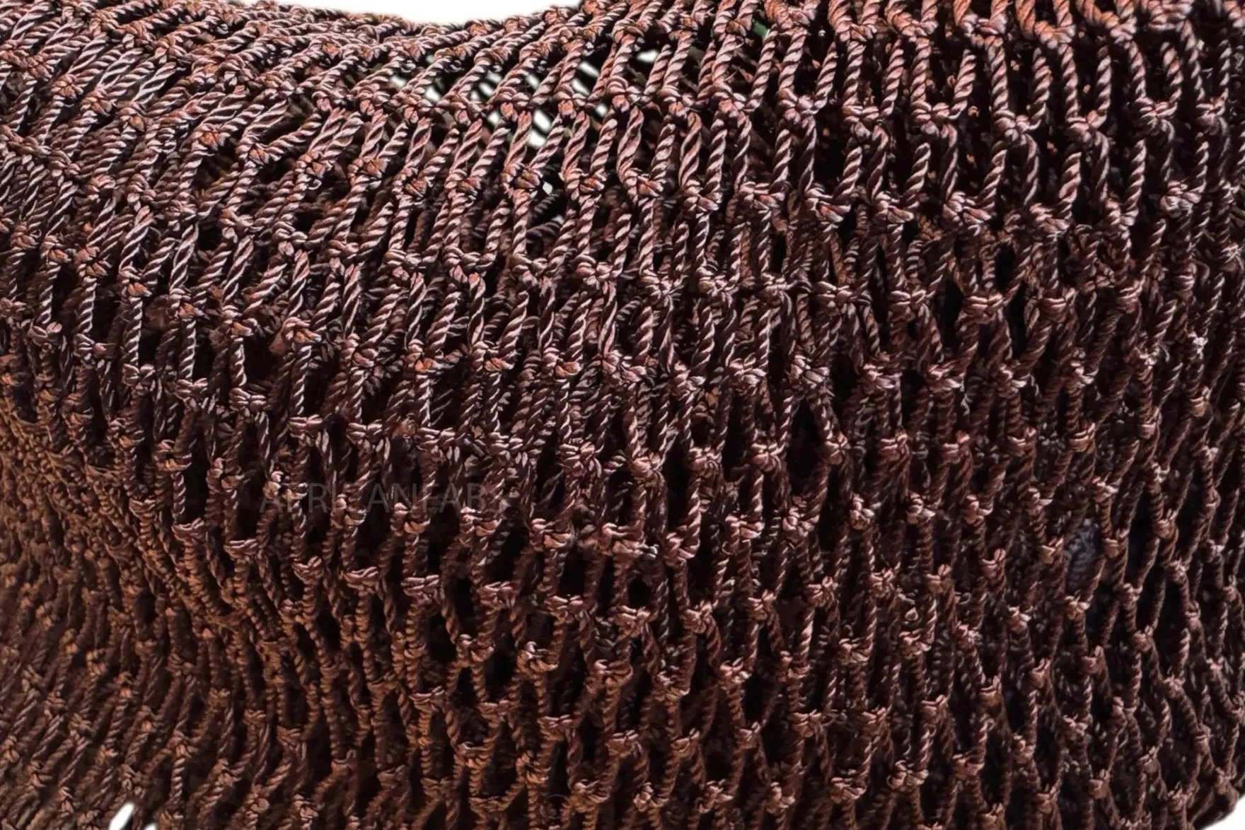 African Net Sponge Sapo Hickory Brown
