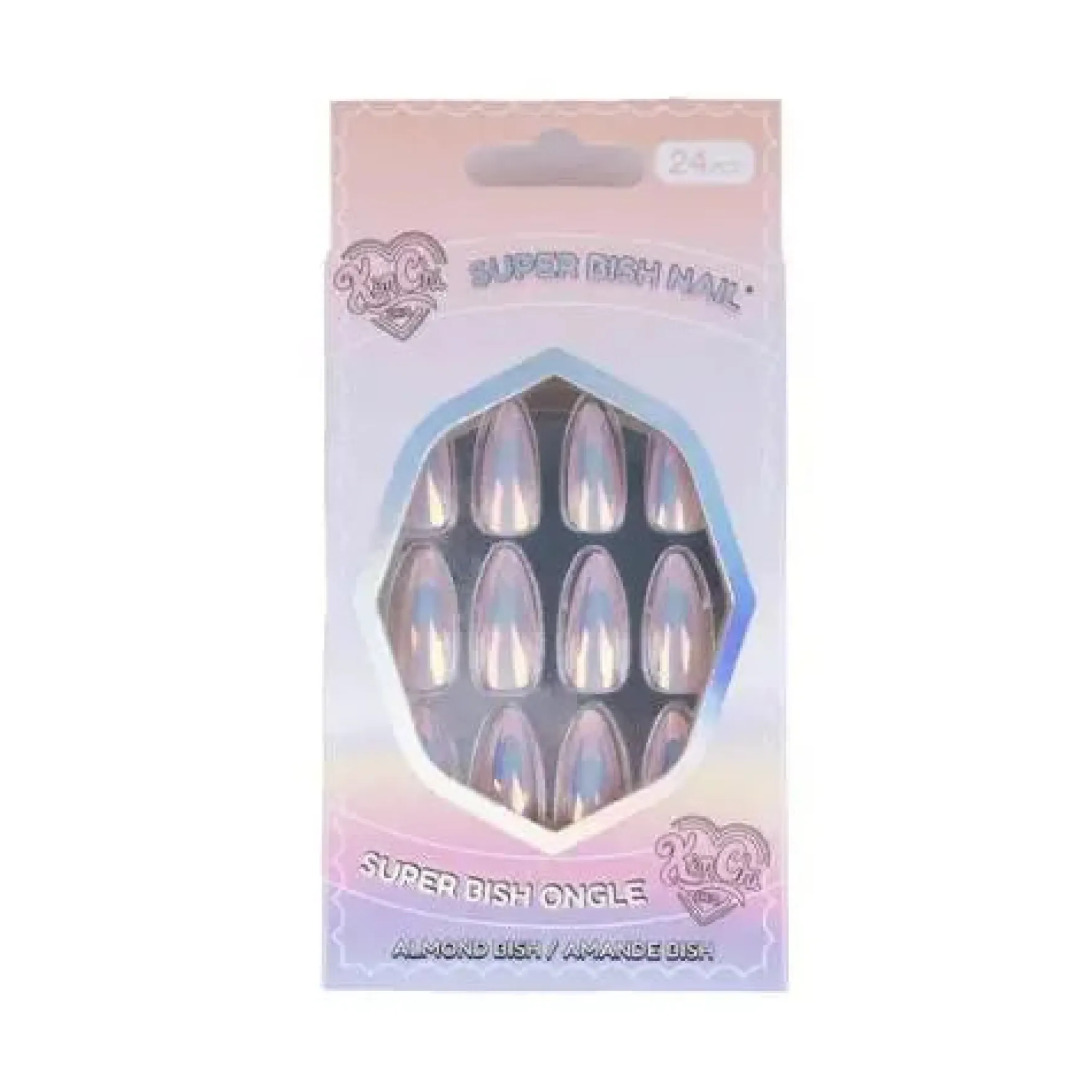 Almond Bish Nail Halo Pink