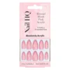 Almond Blush Pink Acrylic Nails