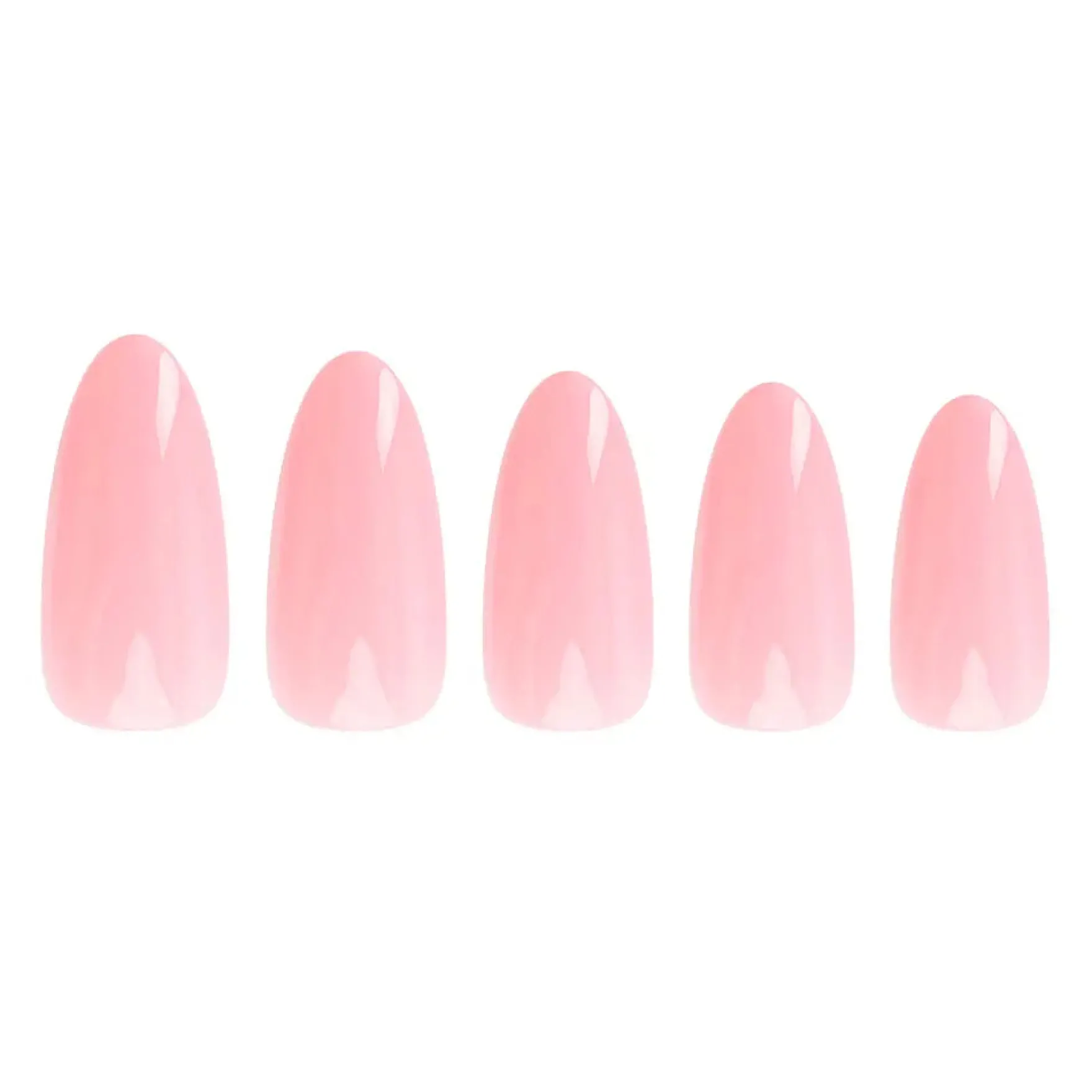 Almond Blush Pink Acrylic Nails