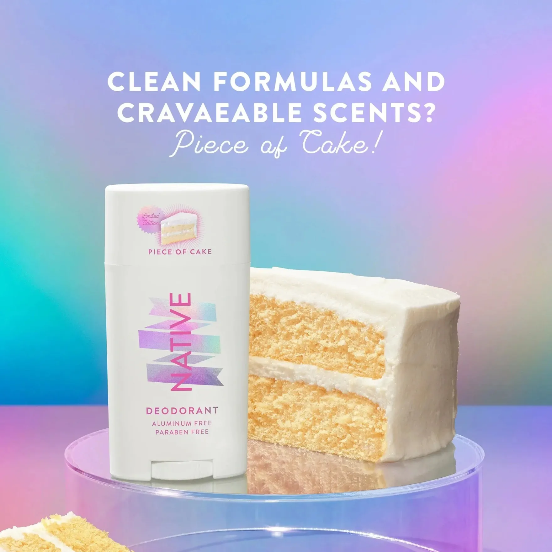 Aluminum Free Deodorant Stick Piece of Cake