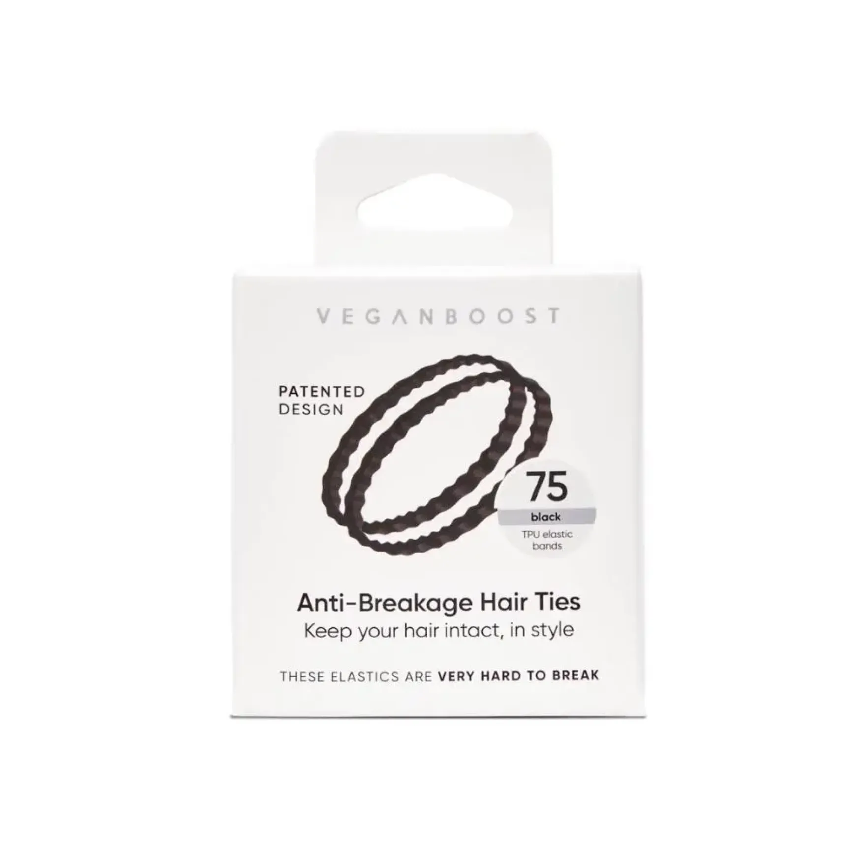 Anti Breakage Hair Ties Black