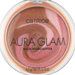 Aura Glam Balm Highlighter 010 A Swirl Of Rose