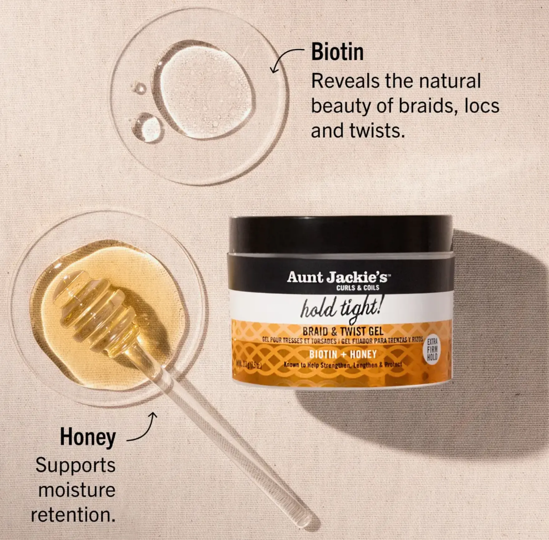 Biotin + Honey Braid & Twist Gel