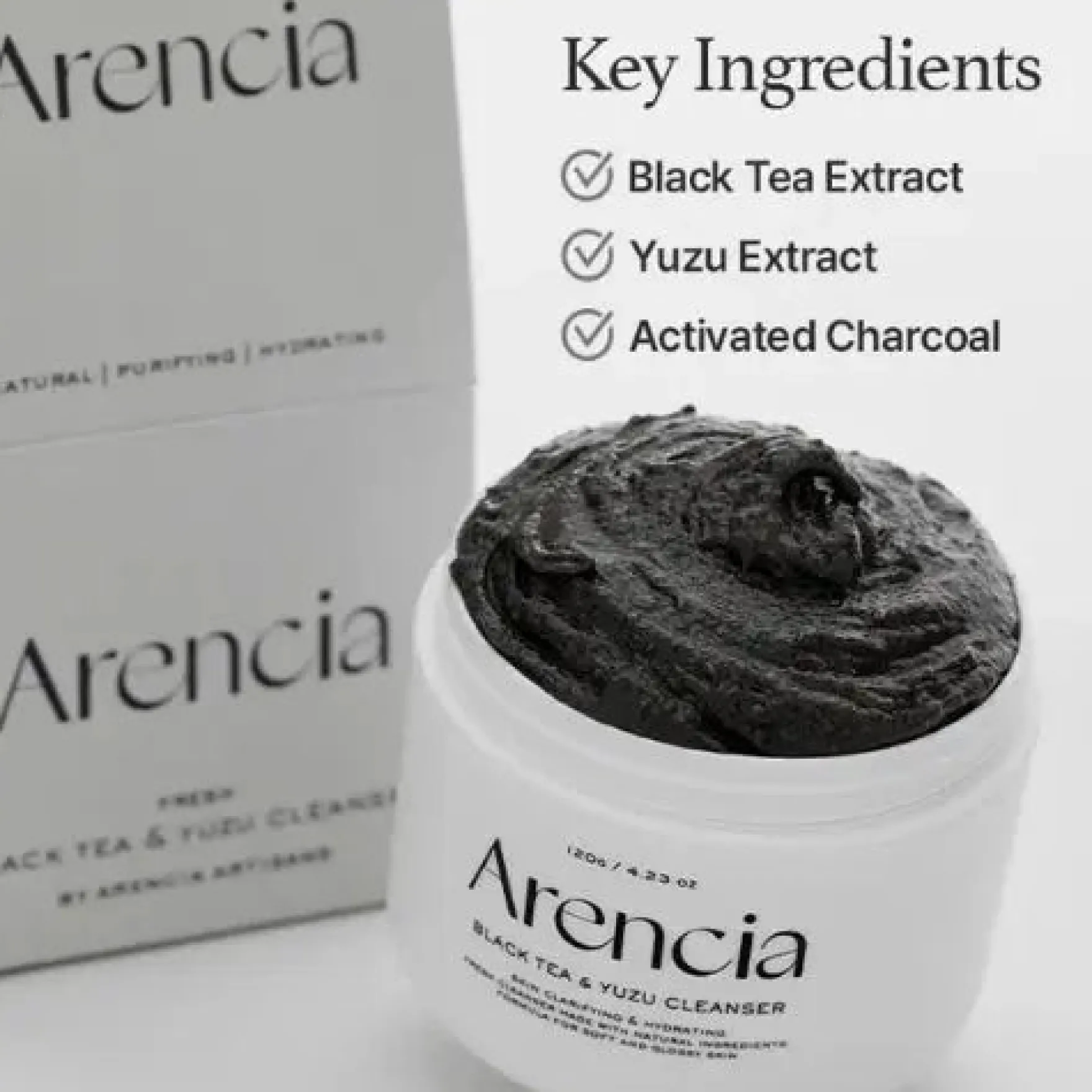 Black Tea Rice Mochi Cleanser