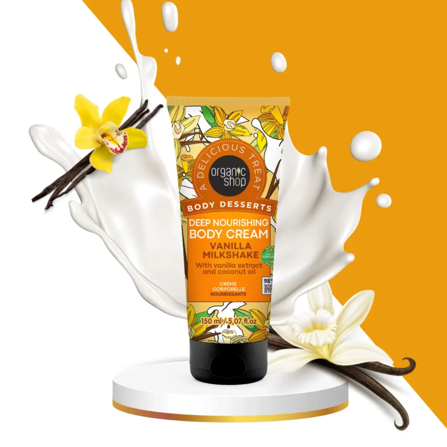 Body Desserts Deep Nourishing Body Cream Vanilla Milkshake