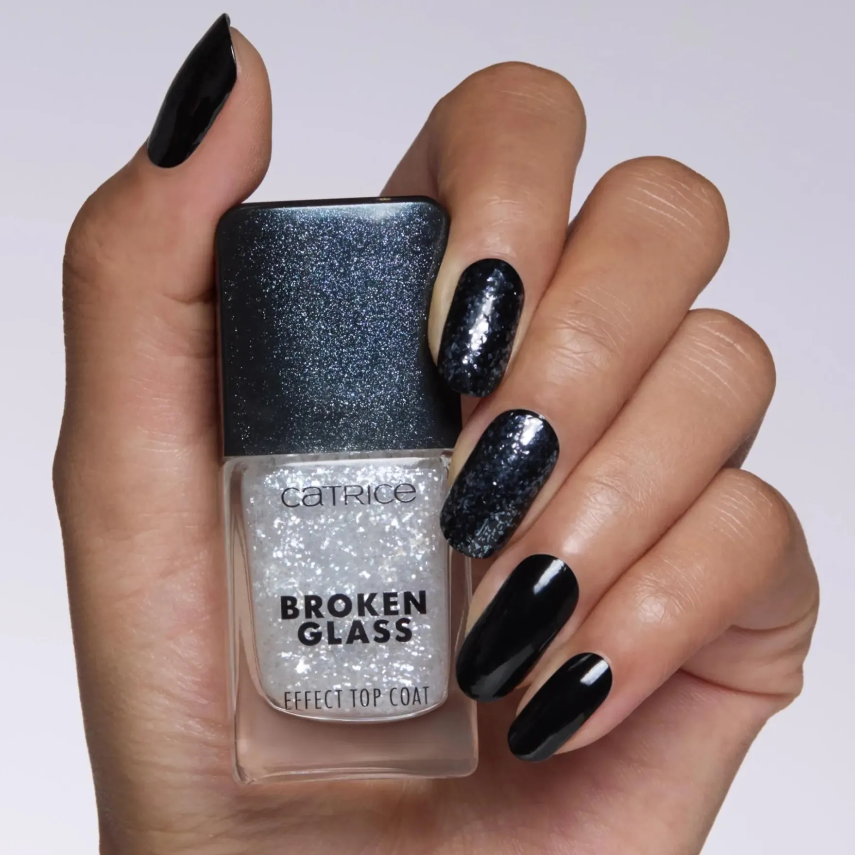 Broken Glass Effect Top Coat 050 Sparkling Reflection