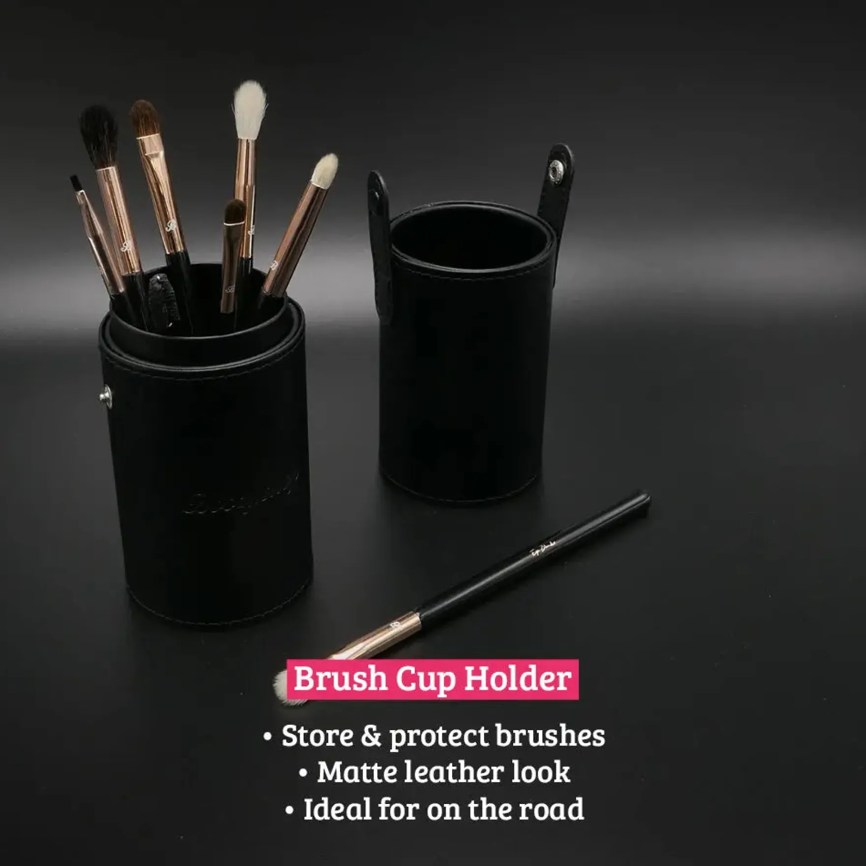 Brush Cup Holder Black