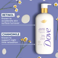 Calming Moisture Body Wash with Retinol & Chamomile Warm Oat Milk