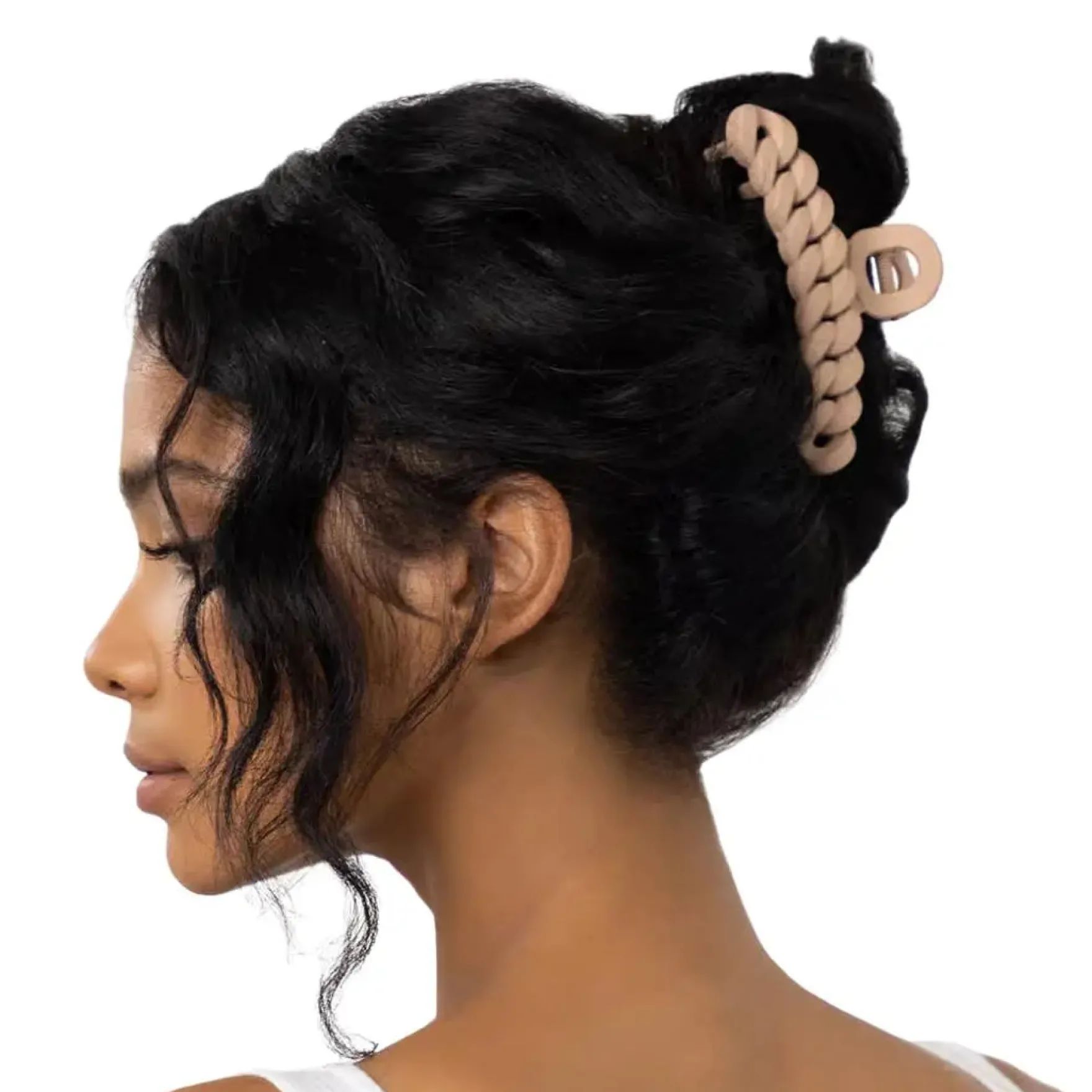 Chain Claw Clips 3pc Set Neutrals