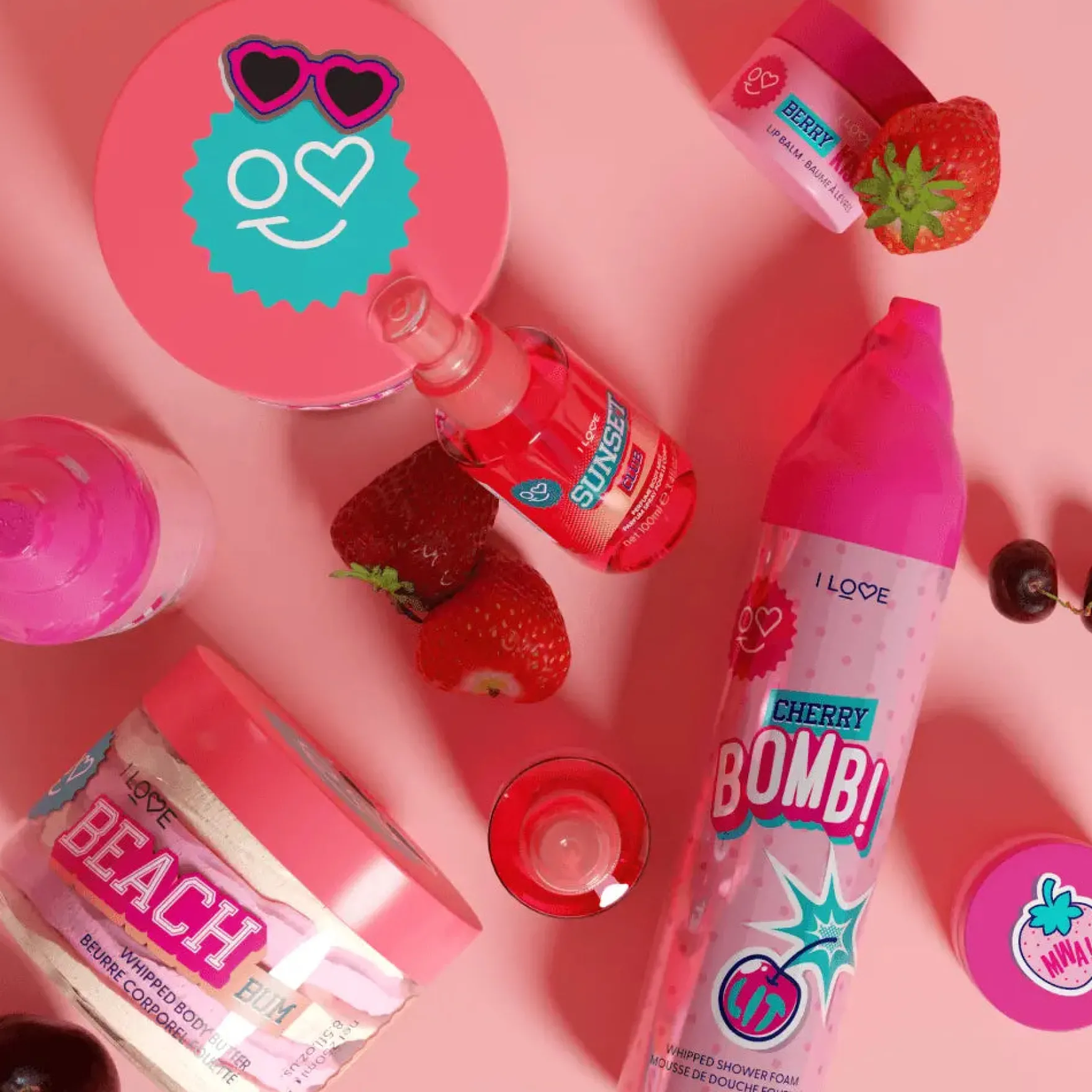 Cherry Bomb Whipped Shower Foam