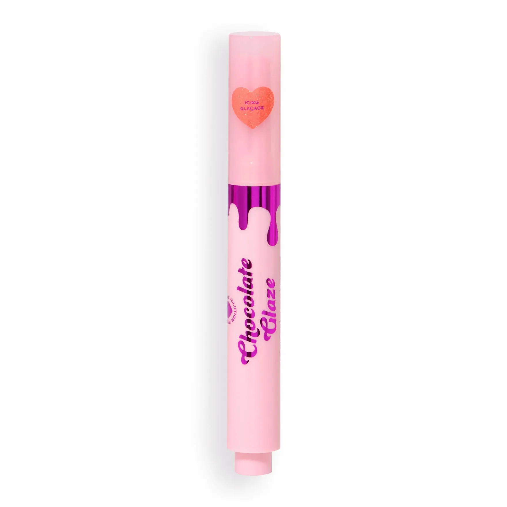 Chocolate Glaze Lip Gloss Pen Icing Pink Shimmer