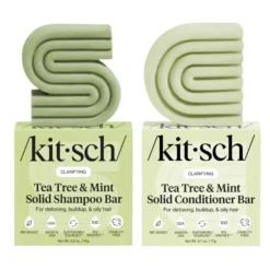 Clarifying Tea Tree & Mint Shampoo & Conditioner Bar Set