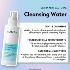 Cleansing Antibacterial Water 30 ml.