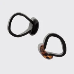 Cloud Cuffs Black & Tort Small