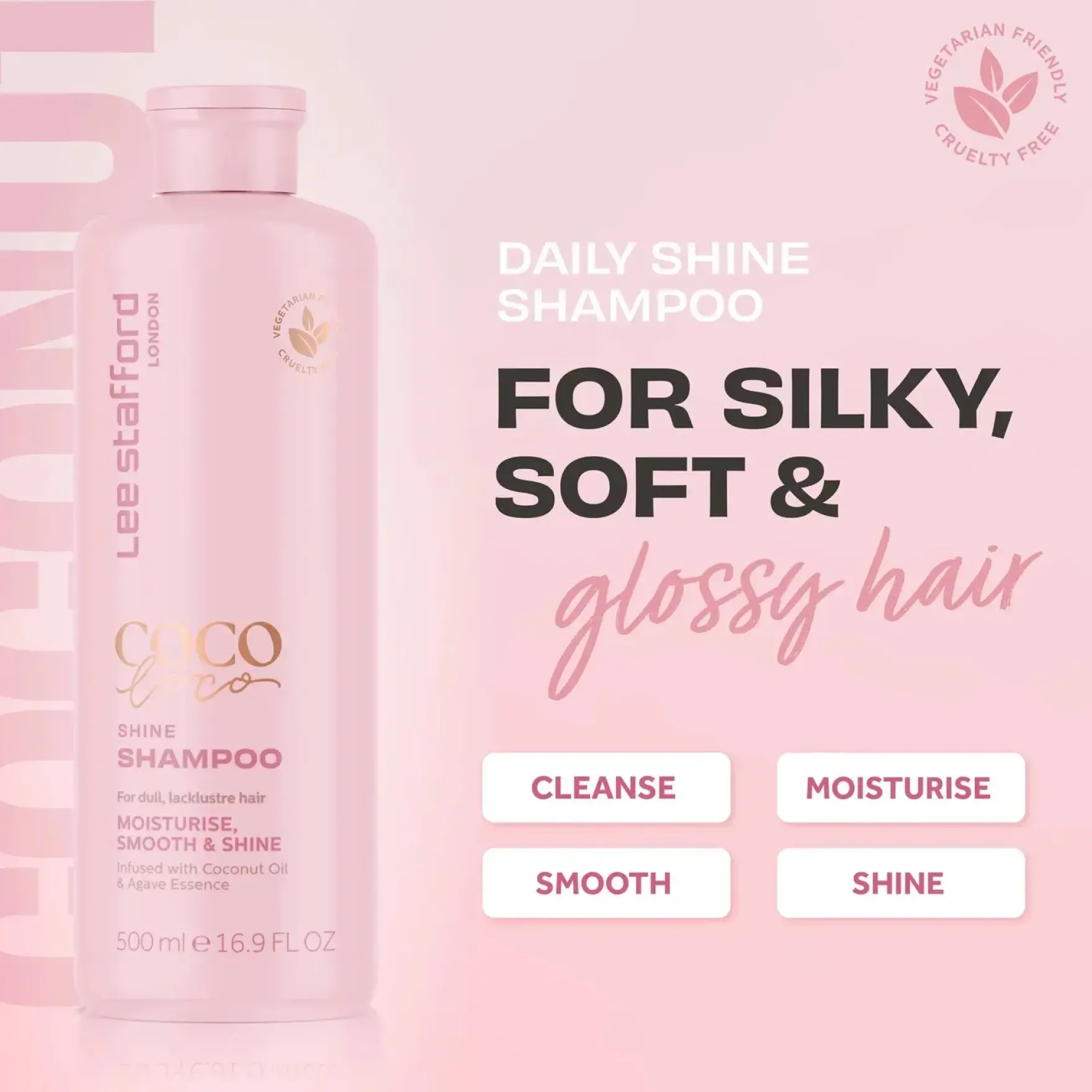 CoCo LoCo & Agave Shine Shampoo 500 ml.