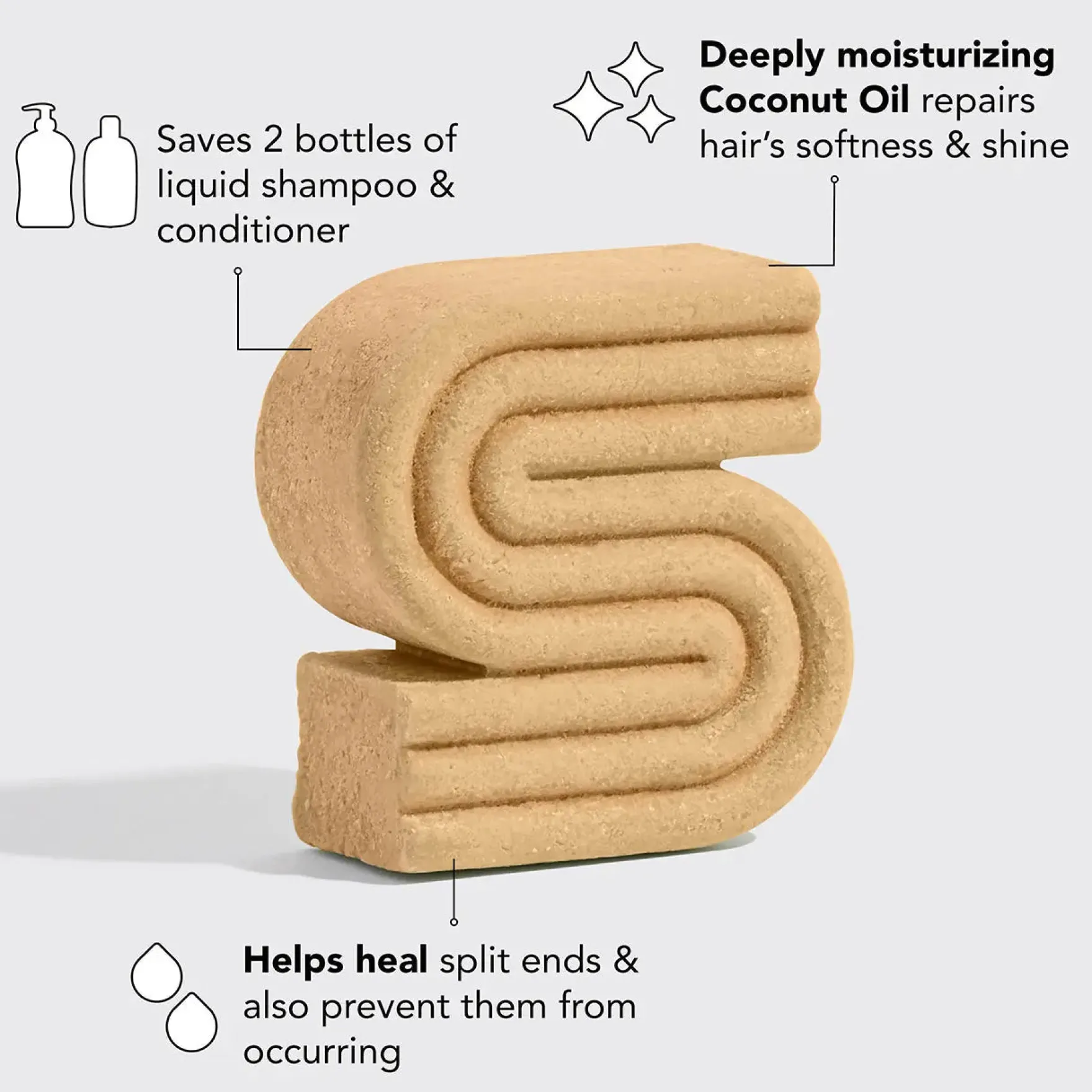 Coconut Oil Shampoo Bar