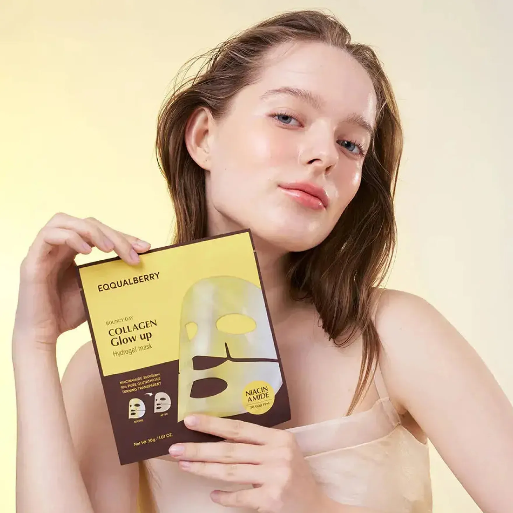 Collagen Glow Up Hydrogel Mask 4-Pack
