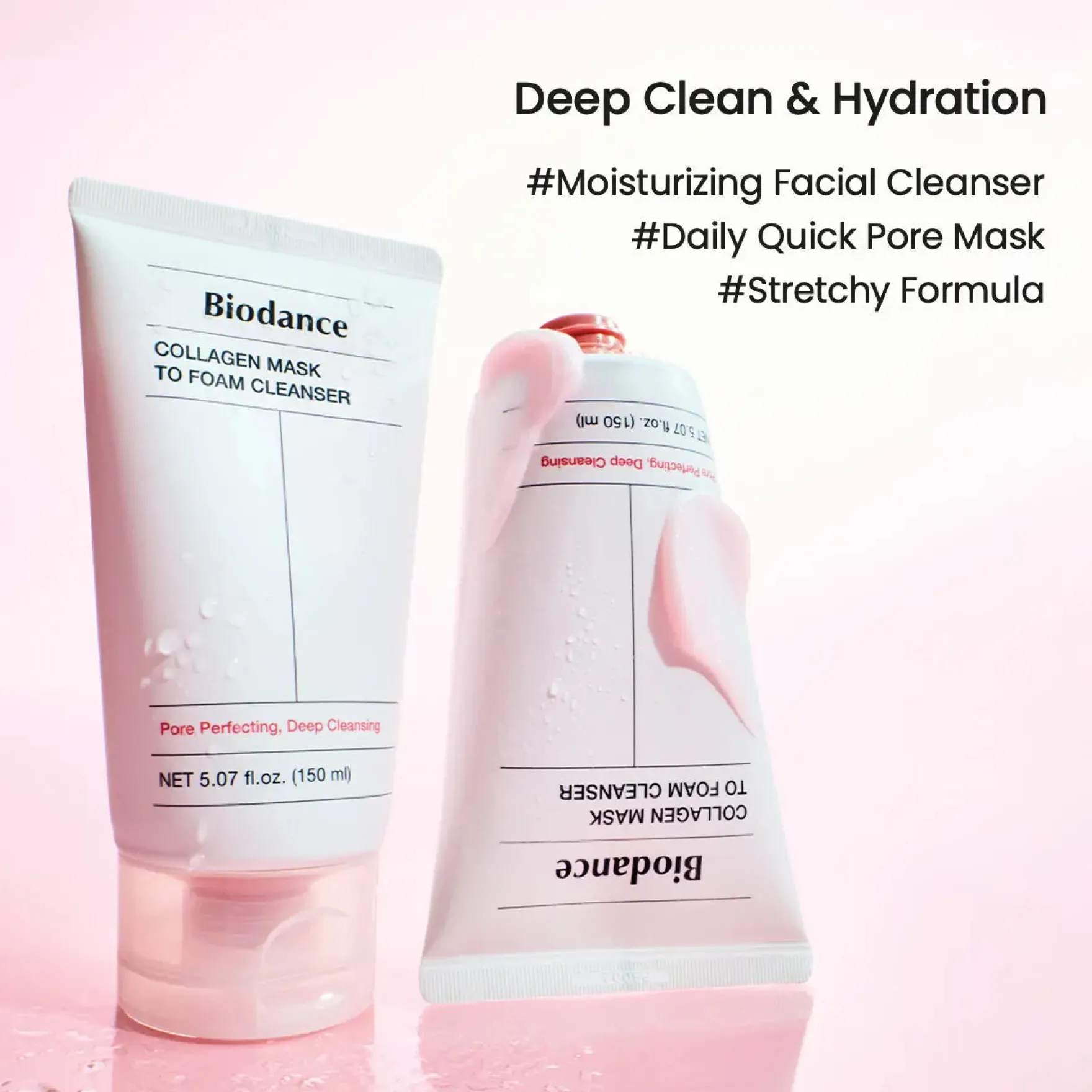Collagen Mask To Foam Cleanser