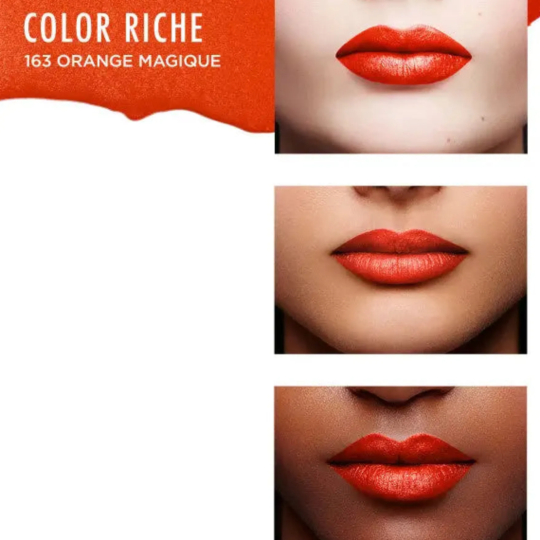 Color Riche Satin Lipstick 163 Orange Maqique
