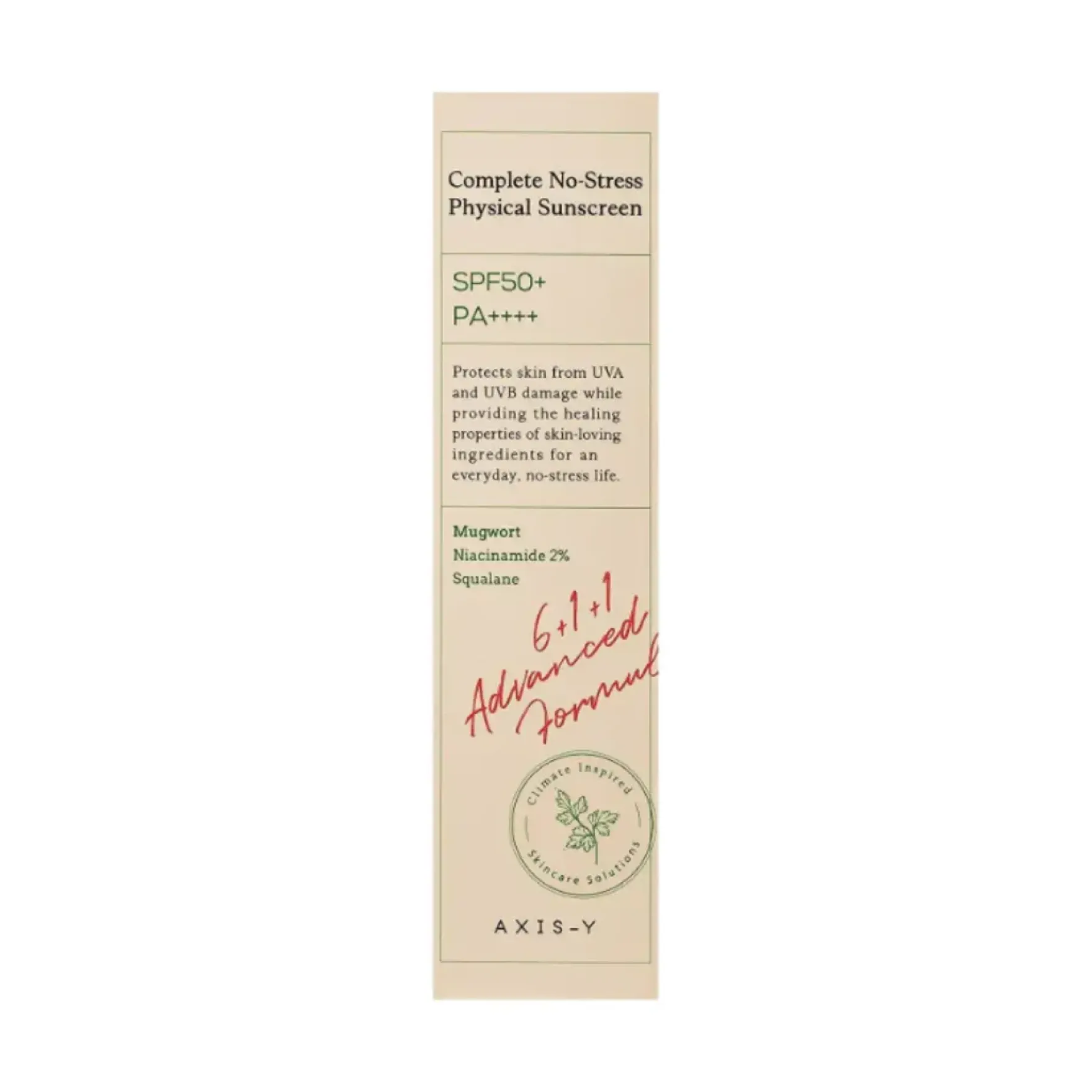 Complete No-Stress Physical Sunscreen SPF 50+
