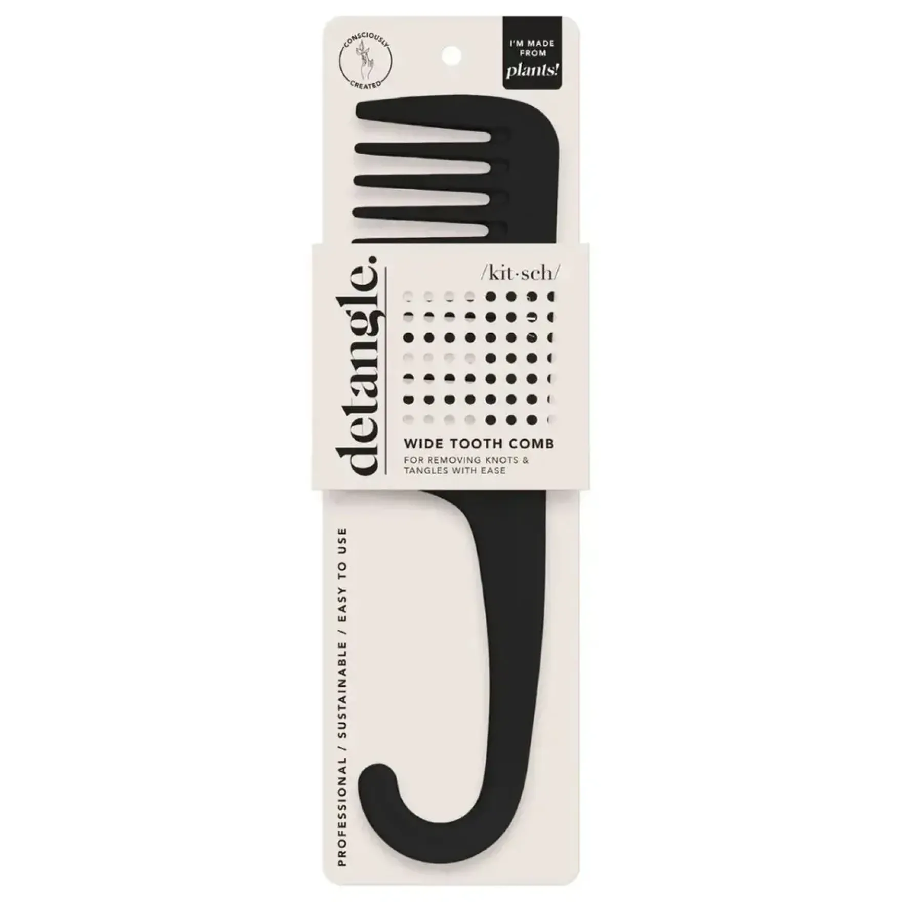 Consciously Created Wide Tooth Comb