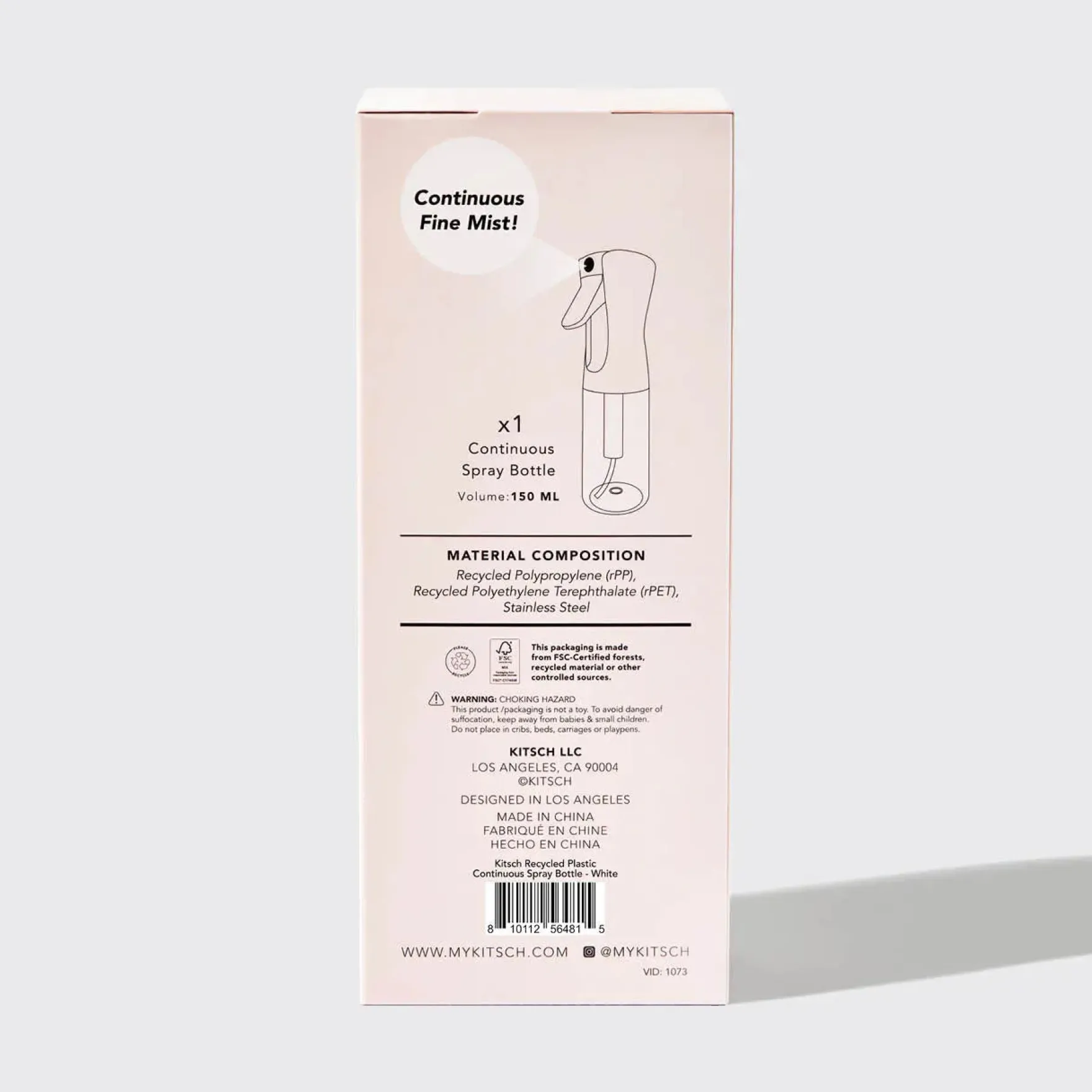 Continuous Spray White