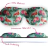 Contoured 3D Blackout Sleep Mask Flamingo