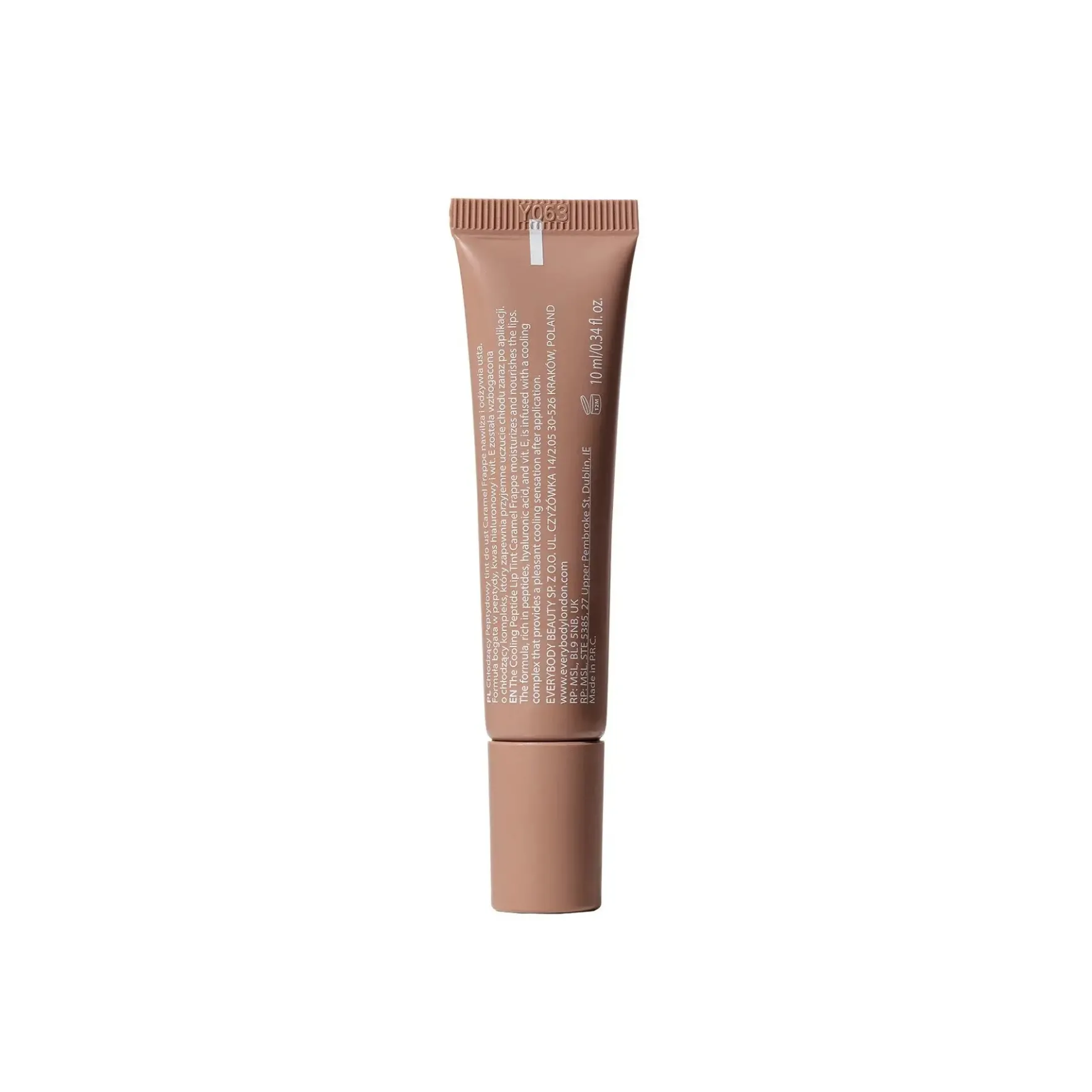 Cooling Peptide Lip Tint Caramel Frappe