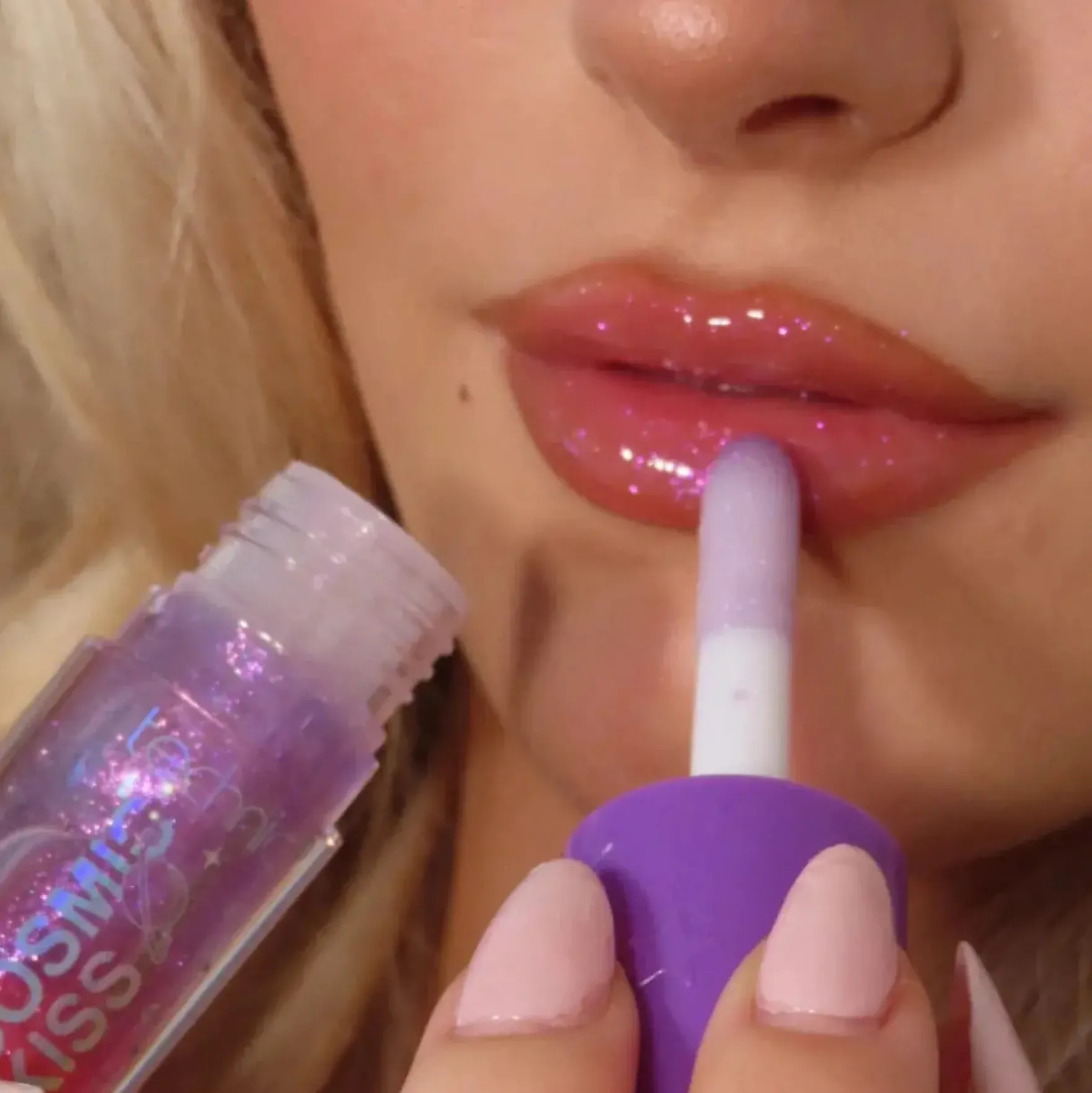 Cosmic Kiss Lip Oil Galactic Grape