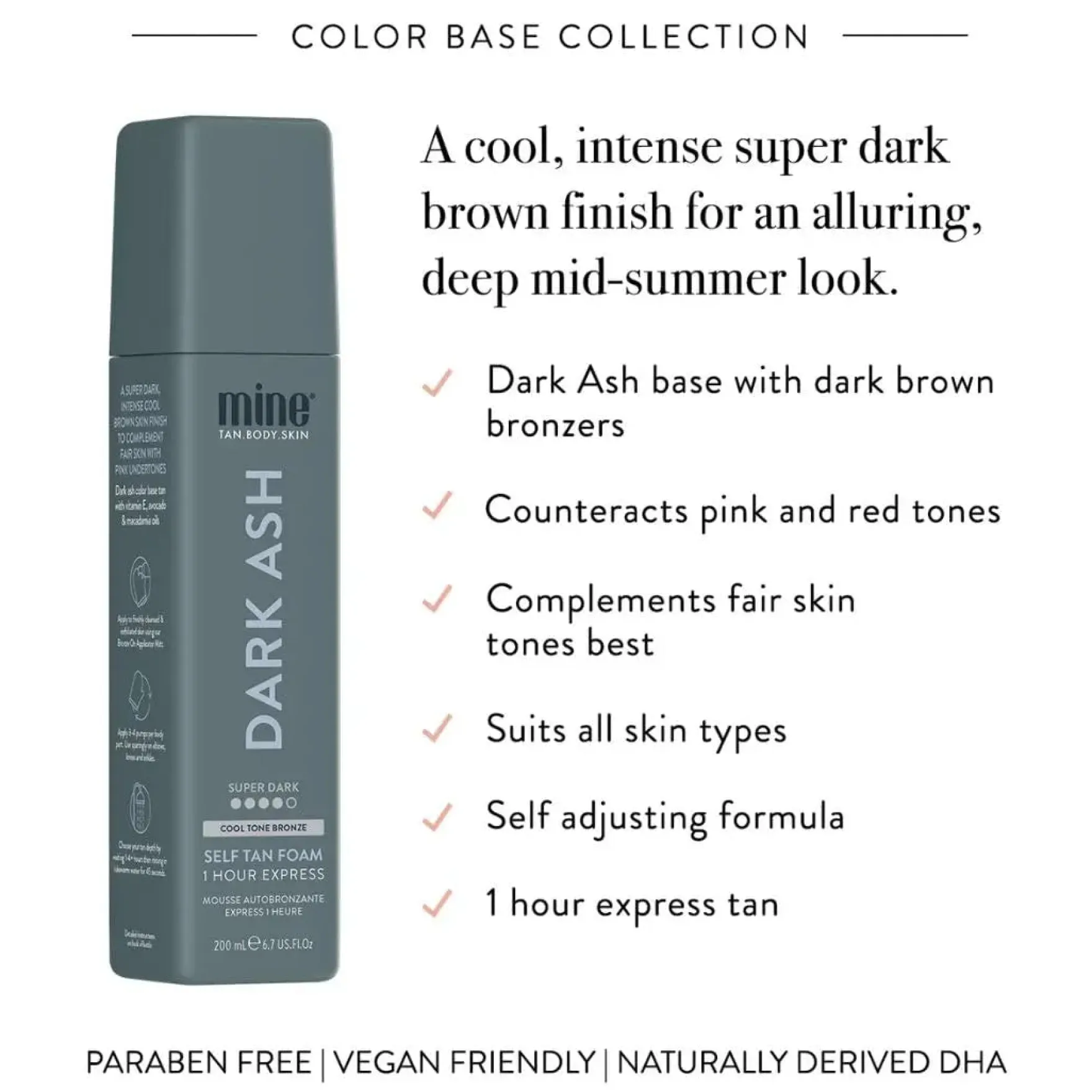 Dark Ash Self Tan Foam
