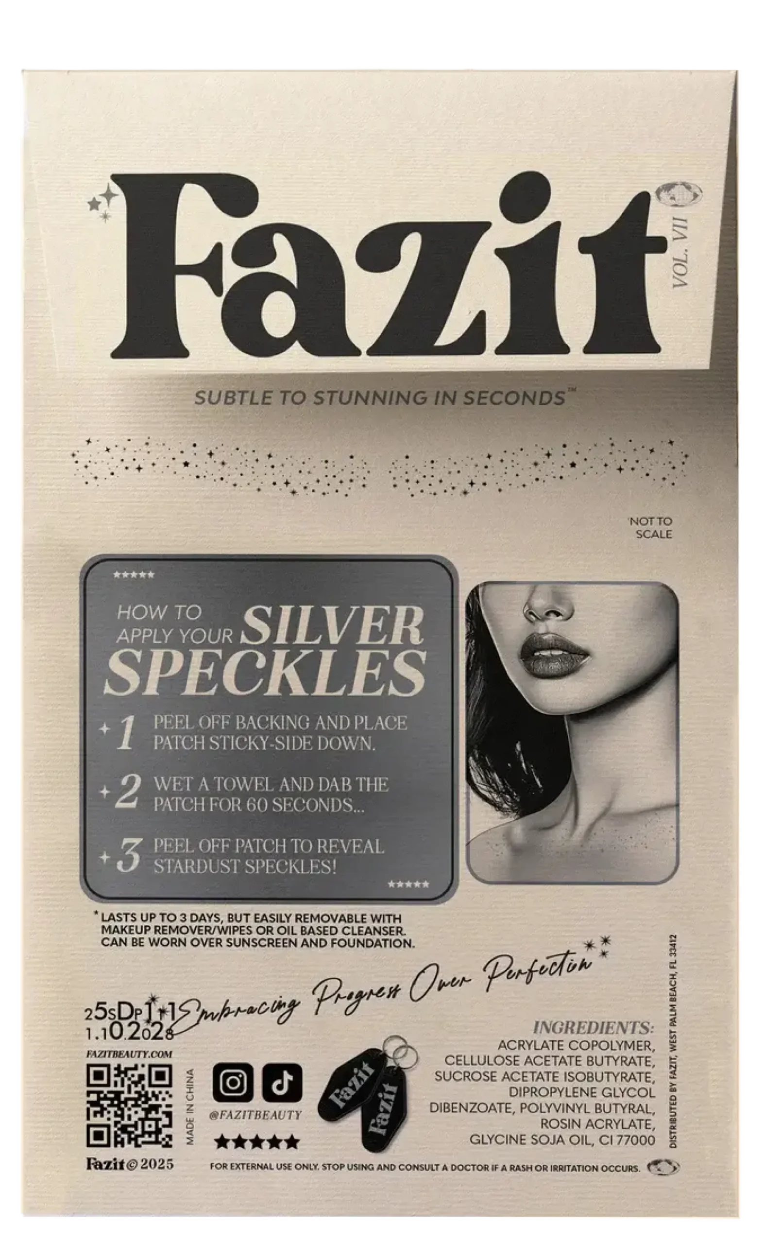 Decolletage Speckles Silver