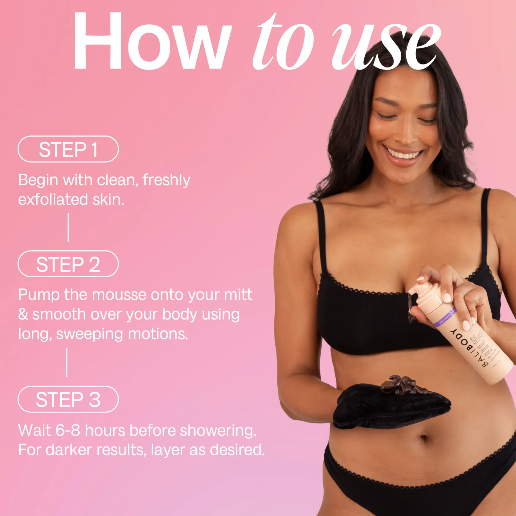 Deep Violet Self Tanning Mousse