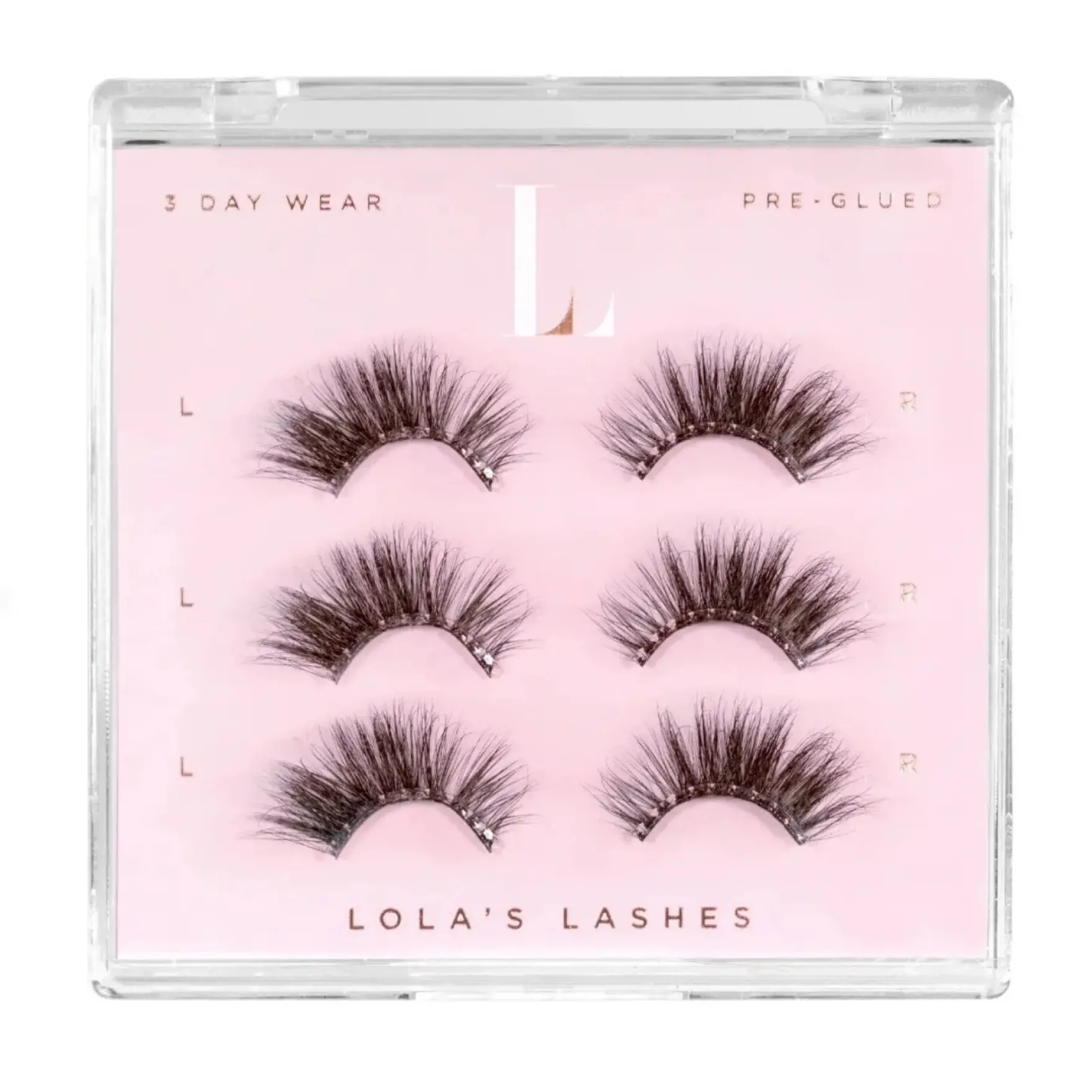 Demi Flare Half Lashes Brown