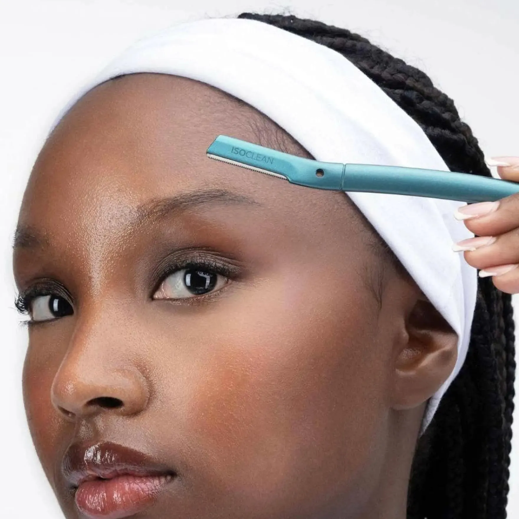 Dermablade With 10 Replacement Blades Rose Gold