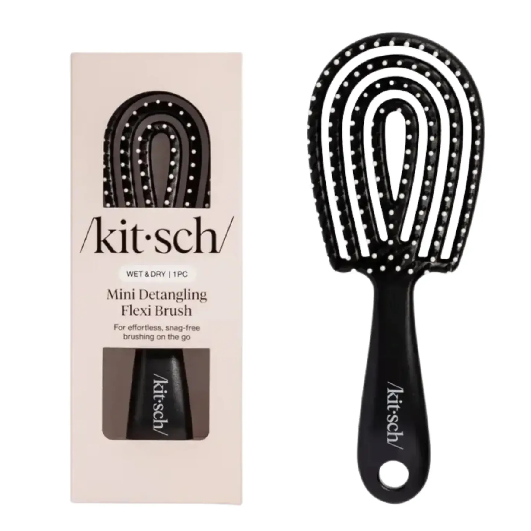 Detangling Flexi Brush Mini Black