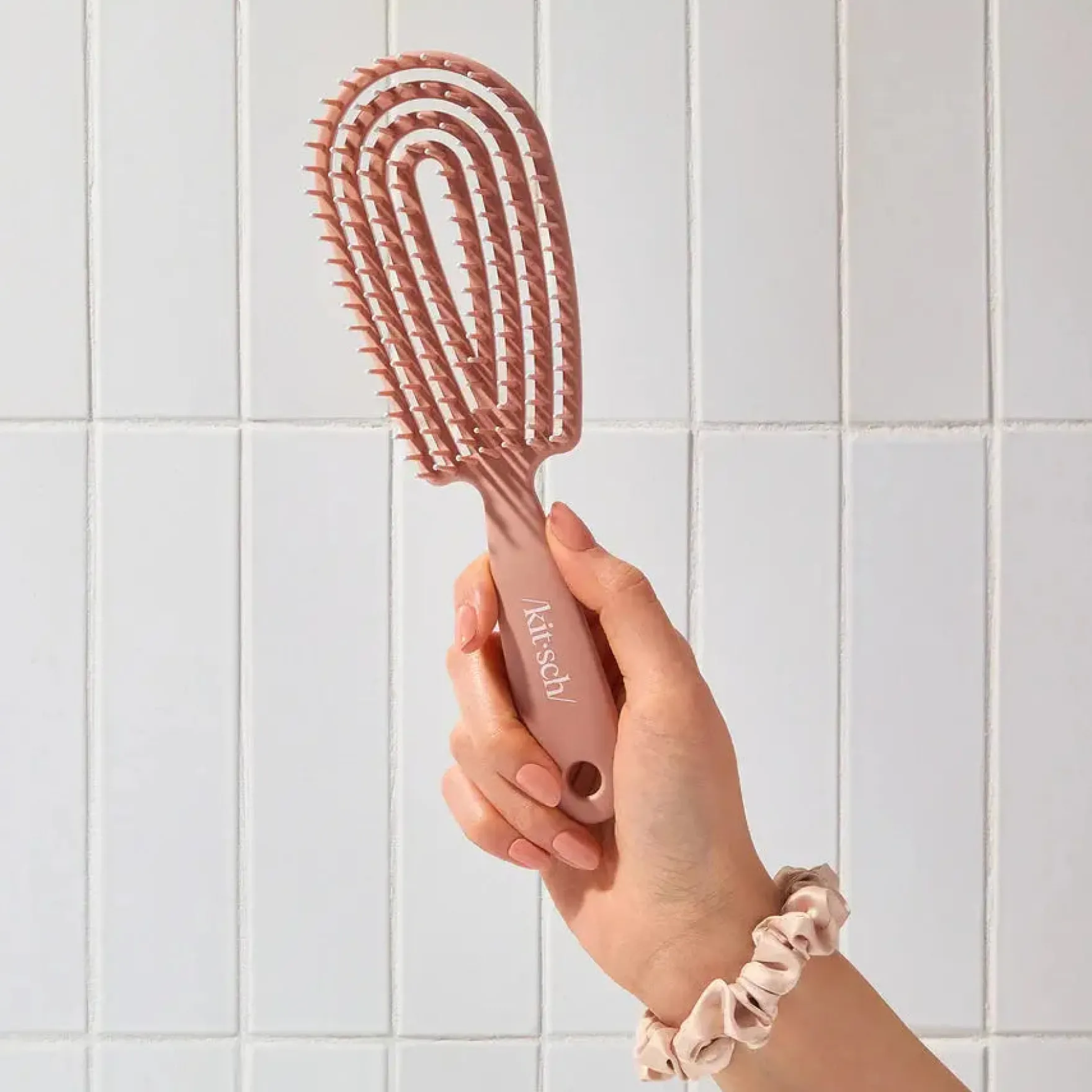 Detangling Flexi Brush Terracotta