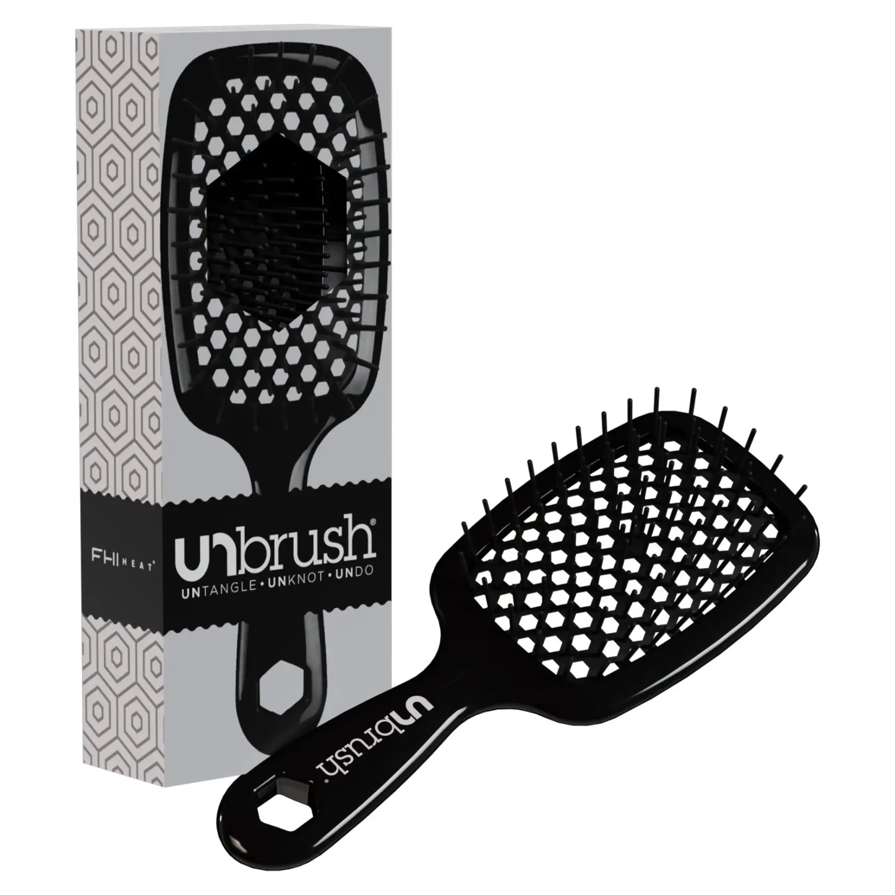 Detangling Hair Brush Midnight Black
