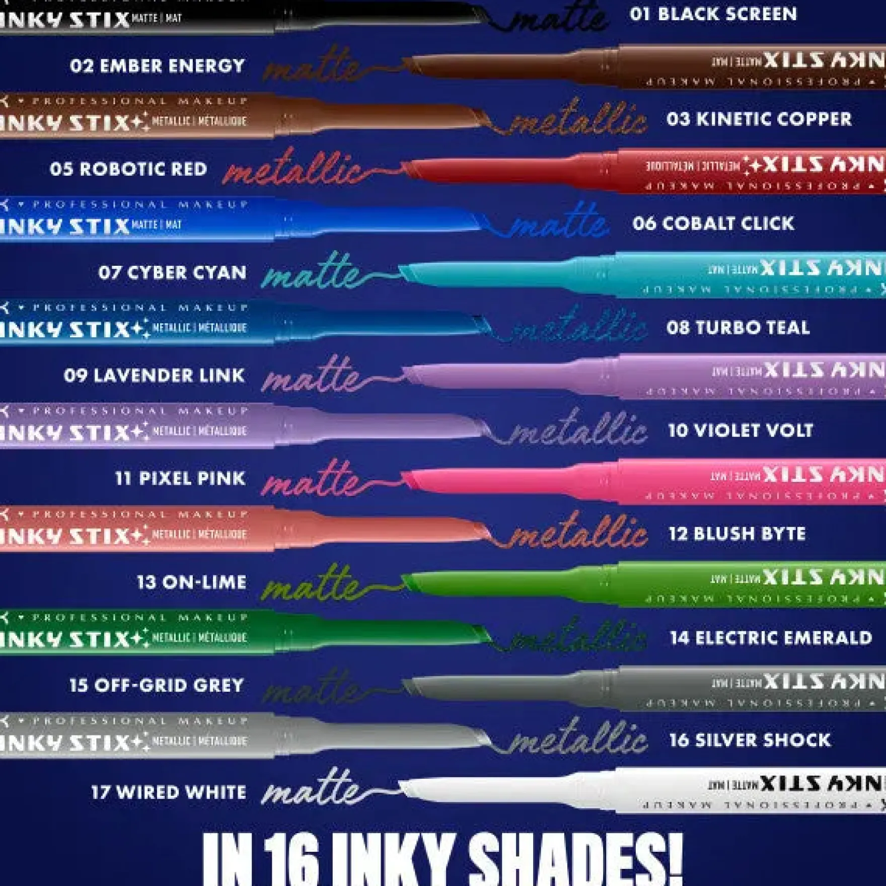 Epic Inky Stix Eyeliner Violet Volt