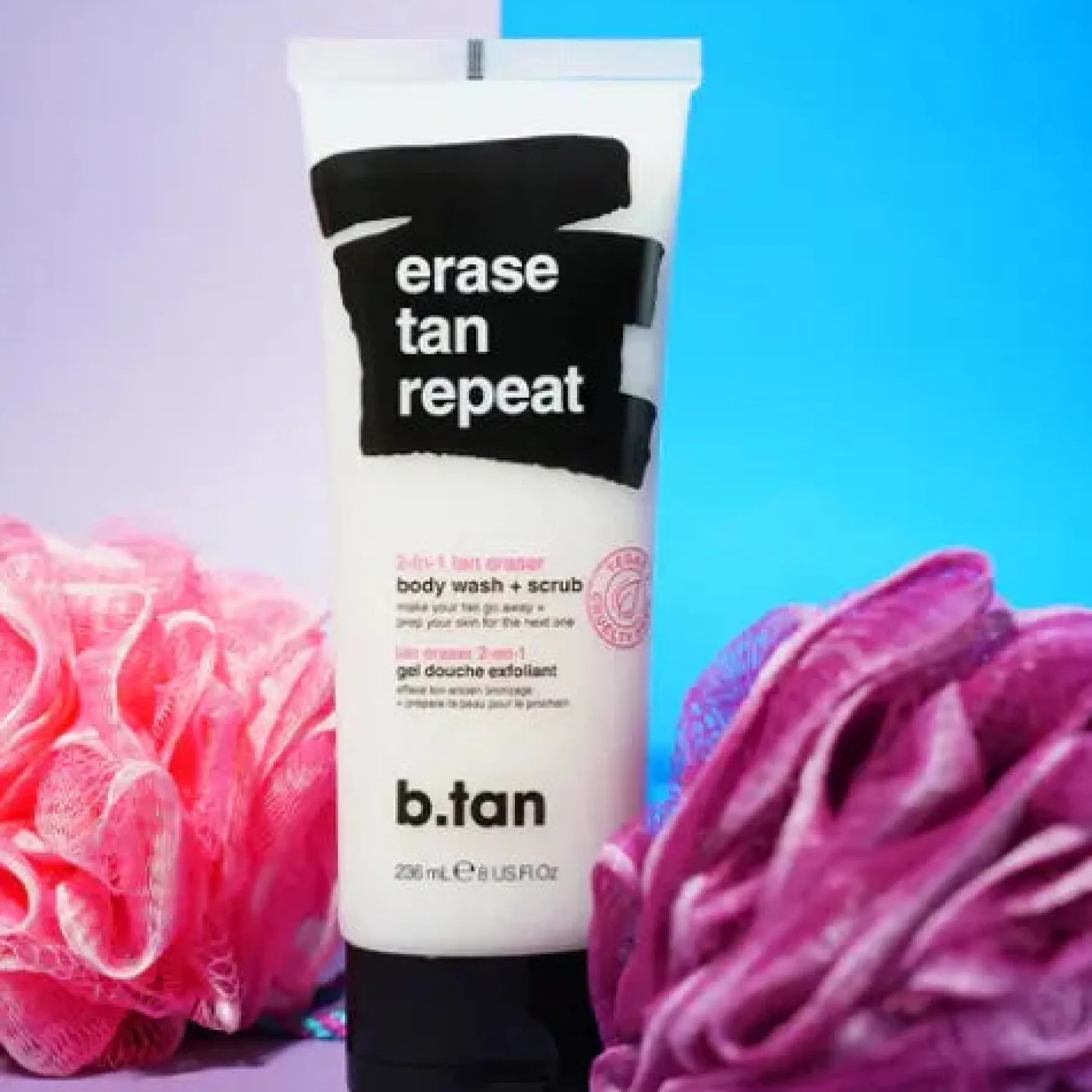 Erase Tan Repeat 2 in 1 Tan Eraser Body Wash + Scrub