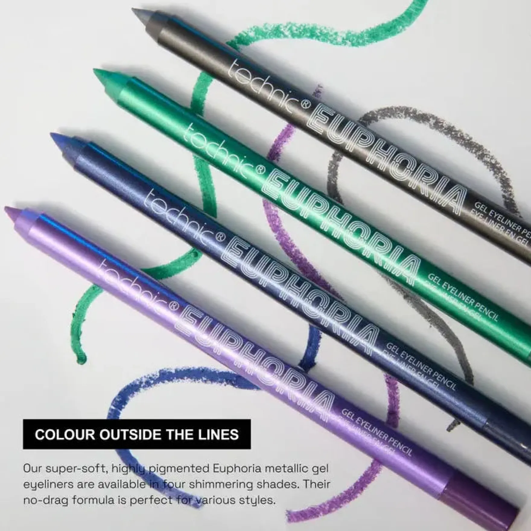 Euphoria Gel Eyeliner Pencil Gun Metal