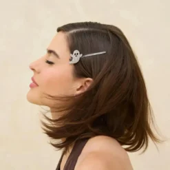 Extra Long Metal Rhinestone Bobby Pins Ghost
