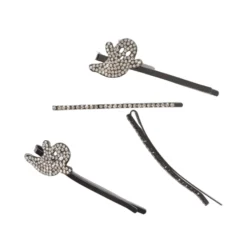 Extra Long Metal Rhinestone Bobby Pins Ghost