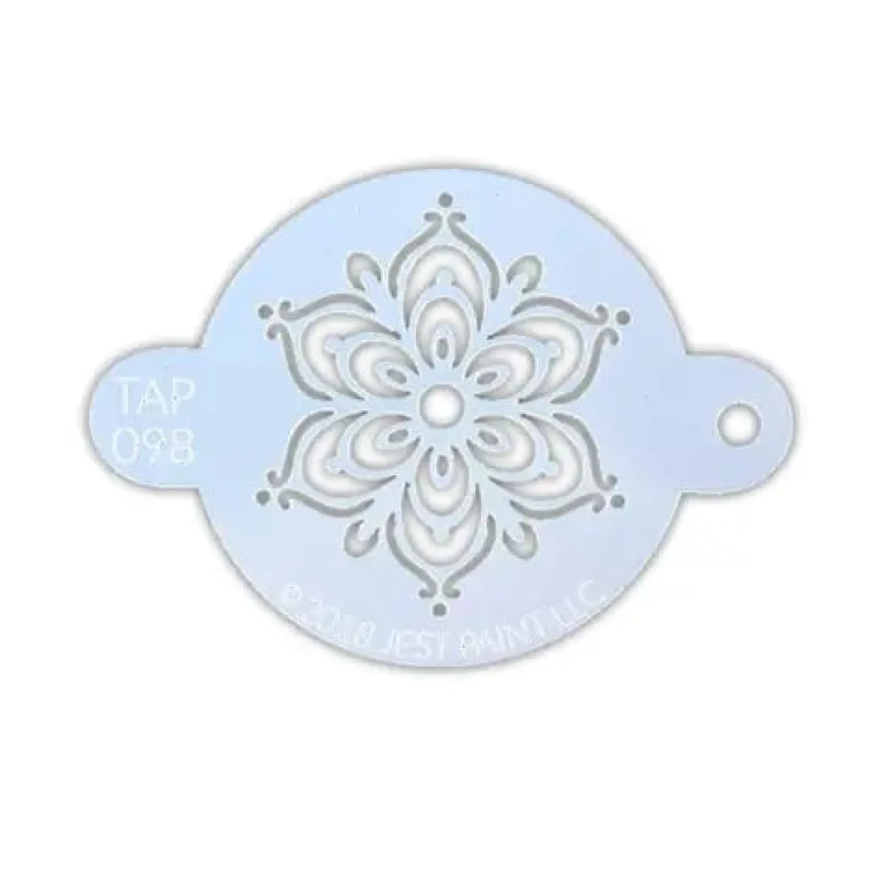 Face Painting Stencil Full Henna Fancy Flower