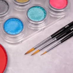 Face Paint Brush Set Round 2/4/6