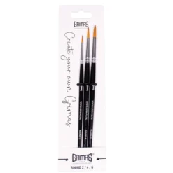 Face Paint Brush Set Round 2/4/6